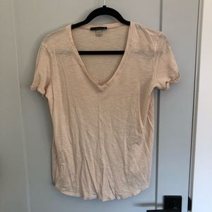 Cream v neck